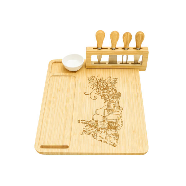 Magnetic Cheese Board with Knife Set