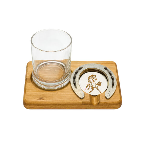 Whiskey Coaster & Cigar Ashtray